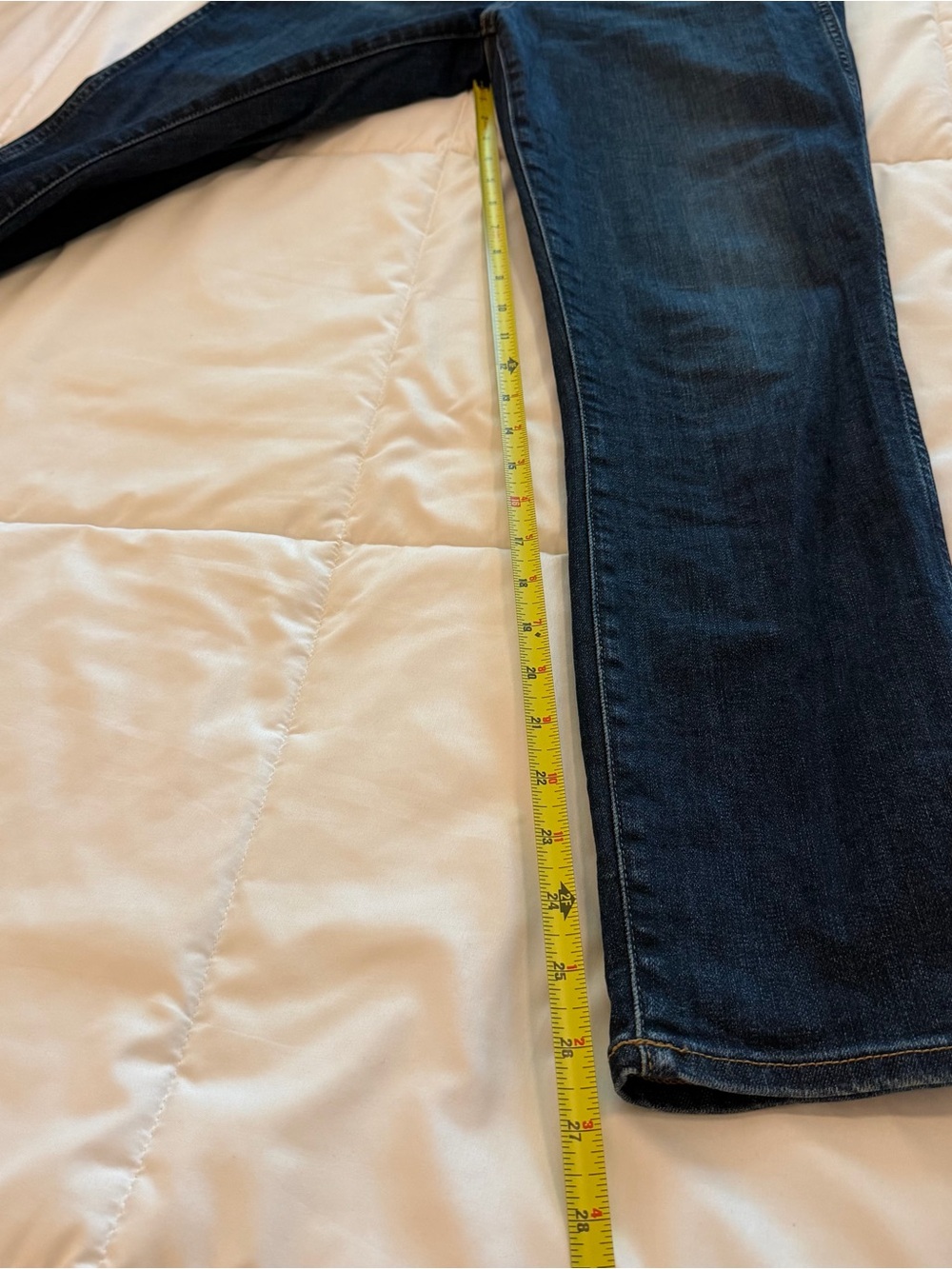 J. Crew Women’s Vintage Straight-Leg Jeans in Dark Blue Wash - Picture 8 of 10